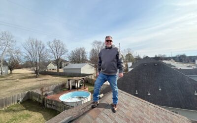 Another day another roof inspection Jenks Oklahoma