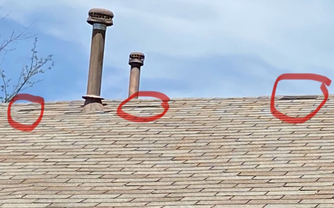 Curled or Missing shingles? Call Us or DM &lsquo;ROOF&rsquo; now for a free inspection