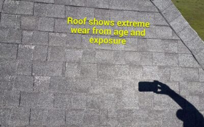 Is YOUR roof showing wear and tear from weather and age? DM us &lsquo;ROOF&rsquo; now for a free inspection!