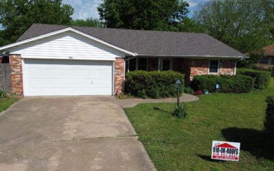 One of our Gorgeous homes in Broken Arrow! DM us &lsquo;ROOF&rsquo; now or call for a free inspection!