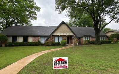 Another beautiful home in Tulsa! Dm us &lsquo;ROOF&rsquo; now for a free inspection